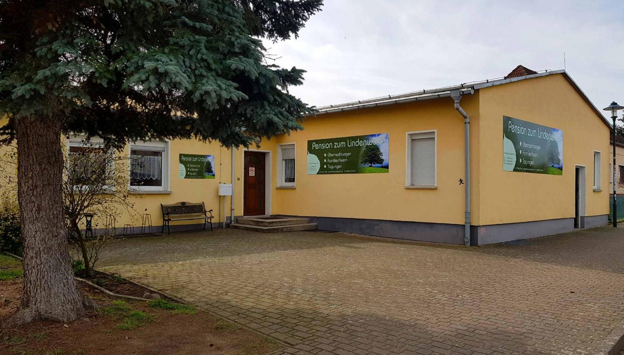 Pension Zum Lindenwald Colbitz Экстерьер фото